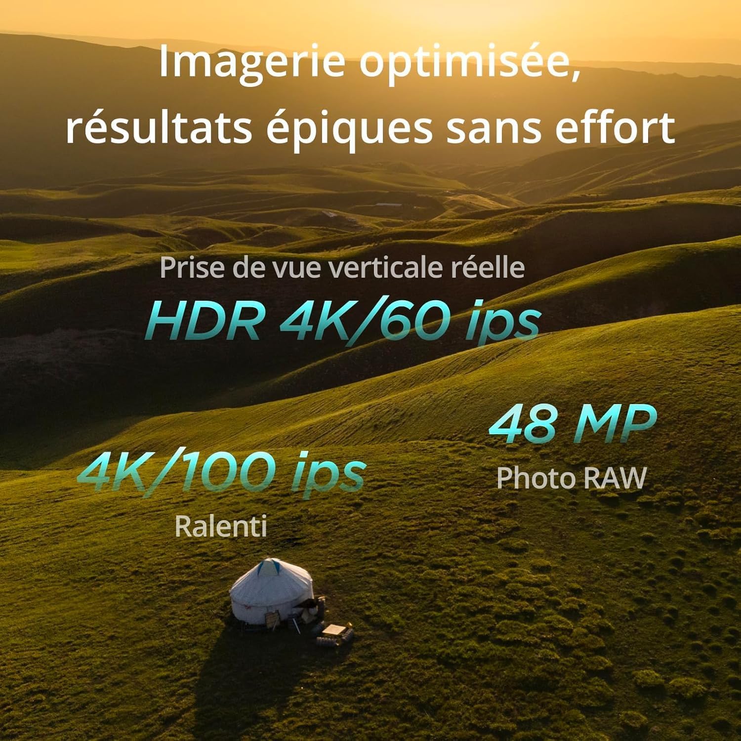 DJI Mini 4 Pro Fly More avec DJI RC 2 + Card Care Refresh 1-Year Plan, Mini Drone Pliable avec Caméra 4K, Moins de 0,549 lb/249 g, Temps de Vol de 34