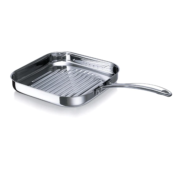 Grillette en inox 26,5 x 26,5 cm Chef Beka Beka
