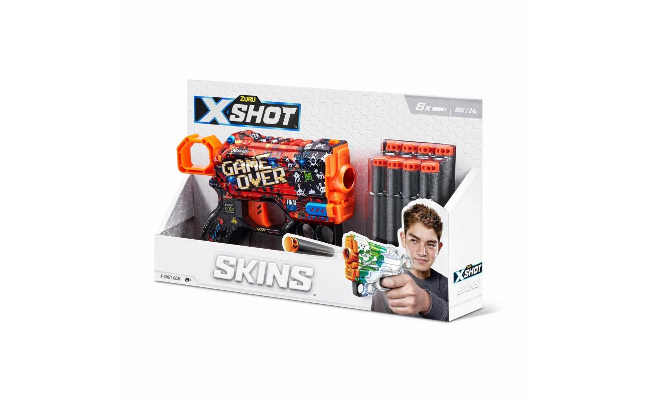 X-shot Skins Menace met 8 darts