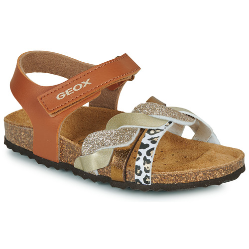 Geox - J ADRIEL GIRL - Marron / Doré