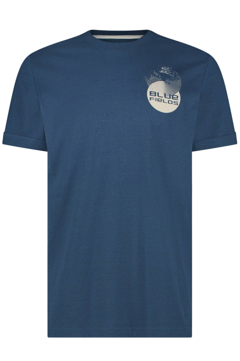 BlueFields blauwe heren t-shirt