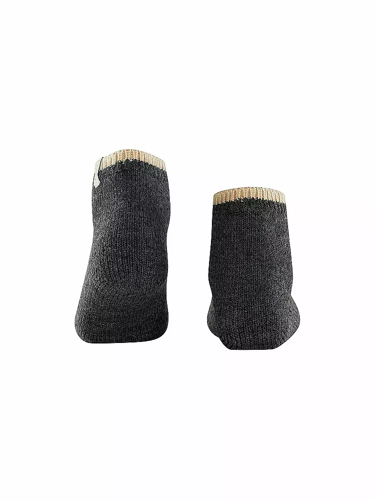 FALKE Socken Cosy Plush anthra.mel schwarz