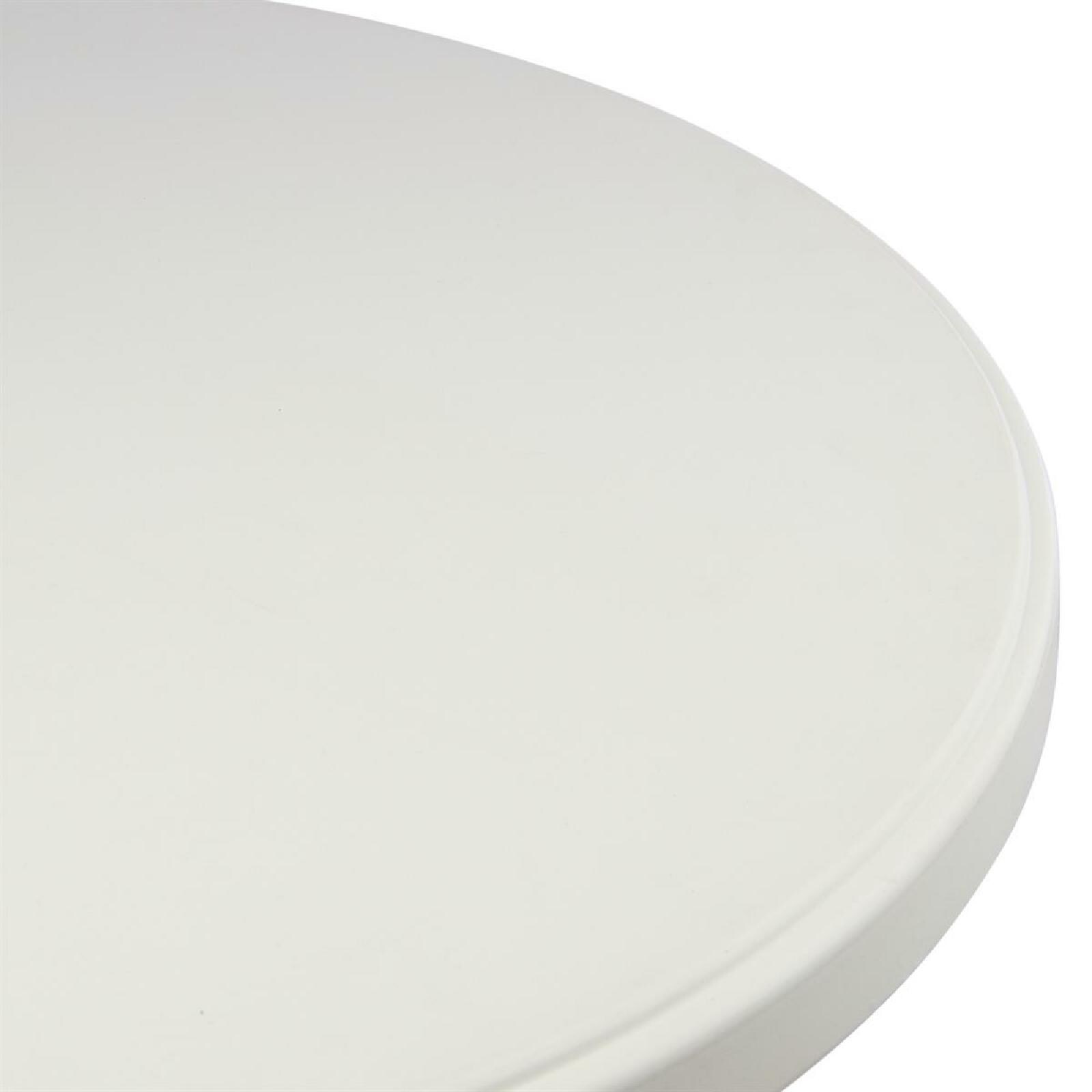VCM Partytisch Stehtisch weiß klappbar Bistrotisch Bartisch 110 cm rund Ø 80 cm