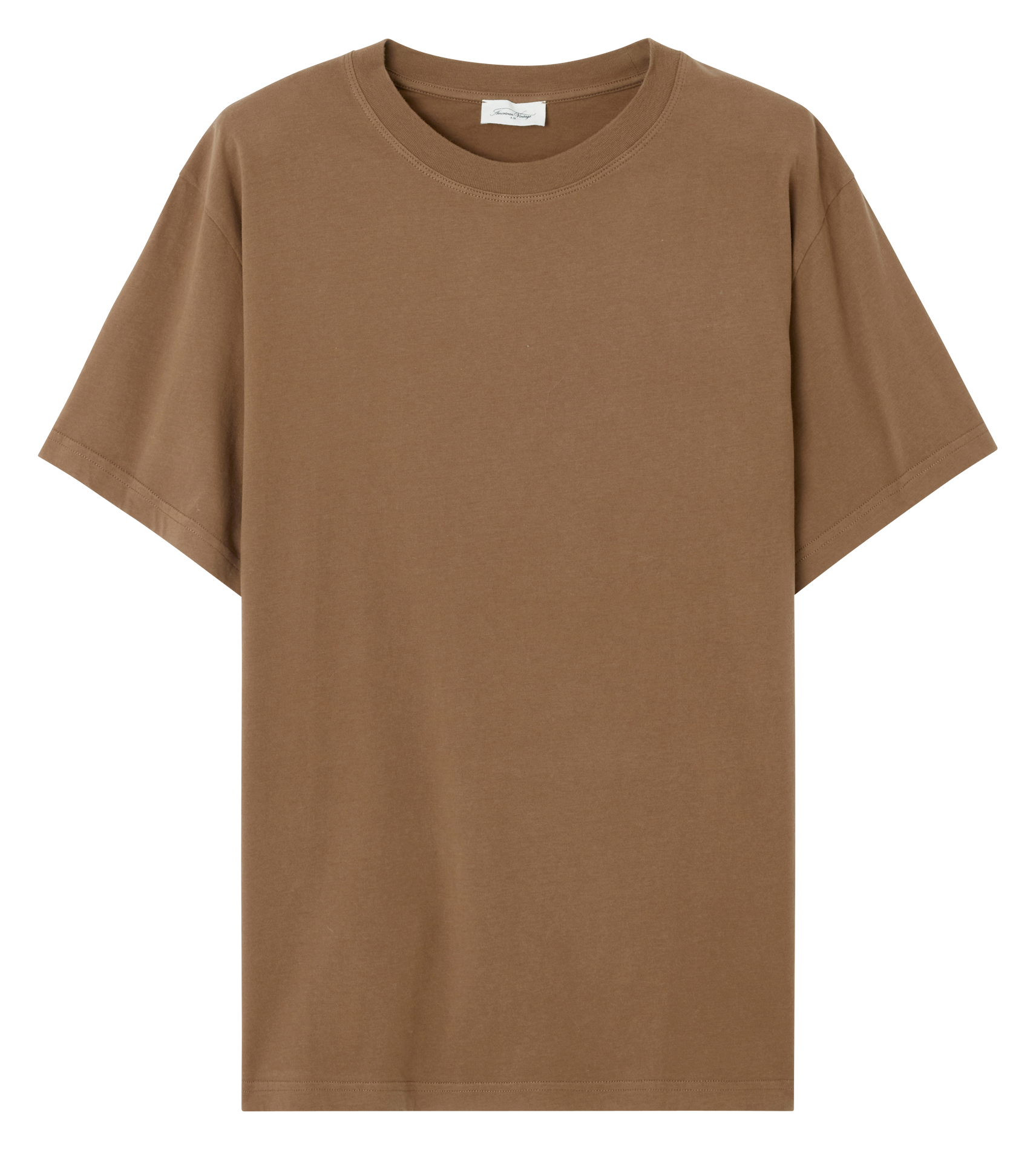 VUPAVILLE - Tee-shirt à col rond en coton | Marron