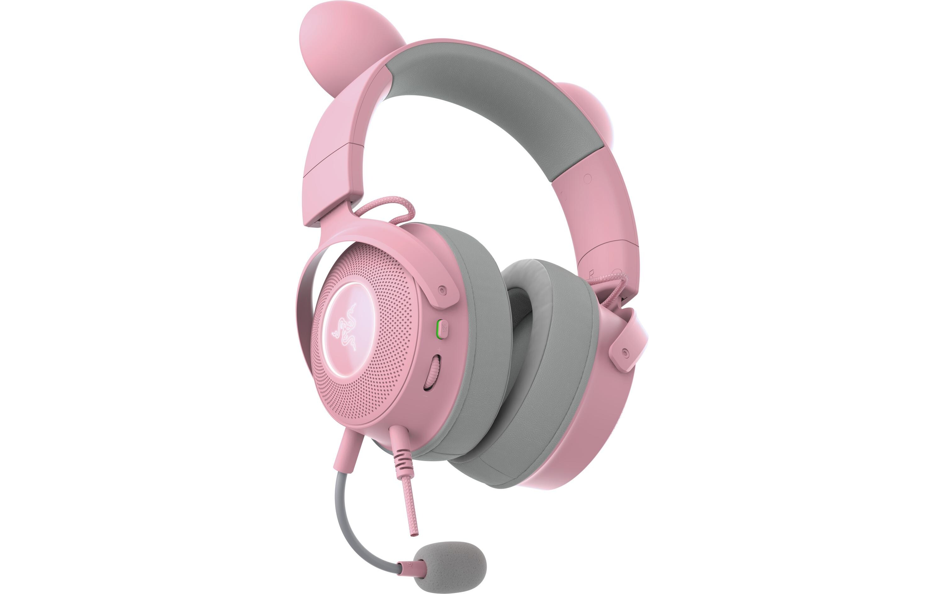 Headset Kraken Kitty V2 Pro Pink<br>Kabelgebundenes Over-Ear Gaming Headset