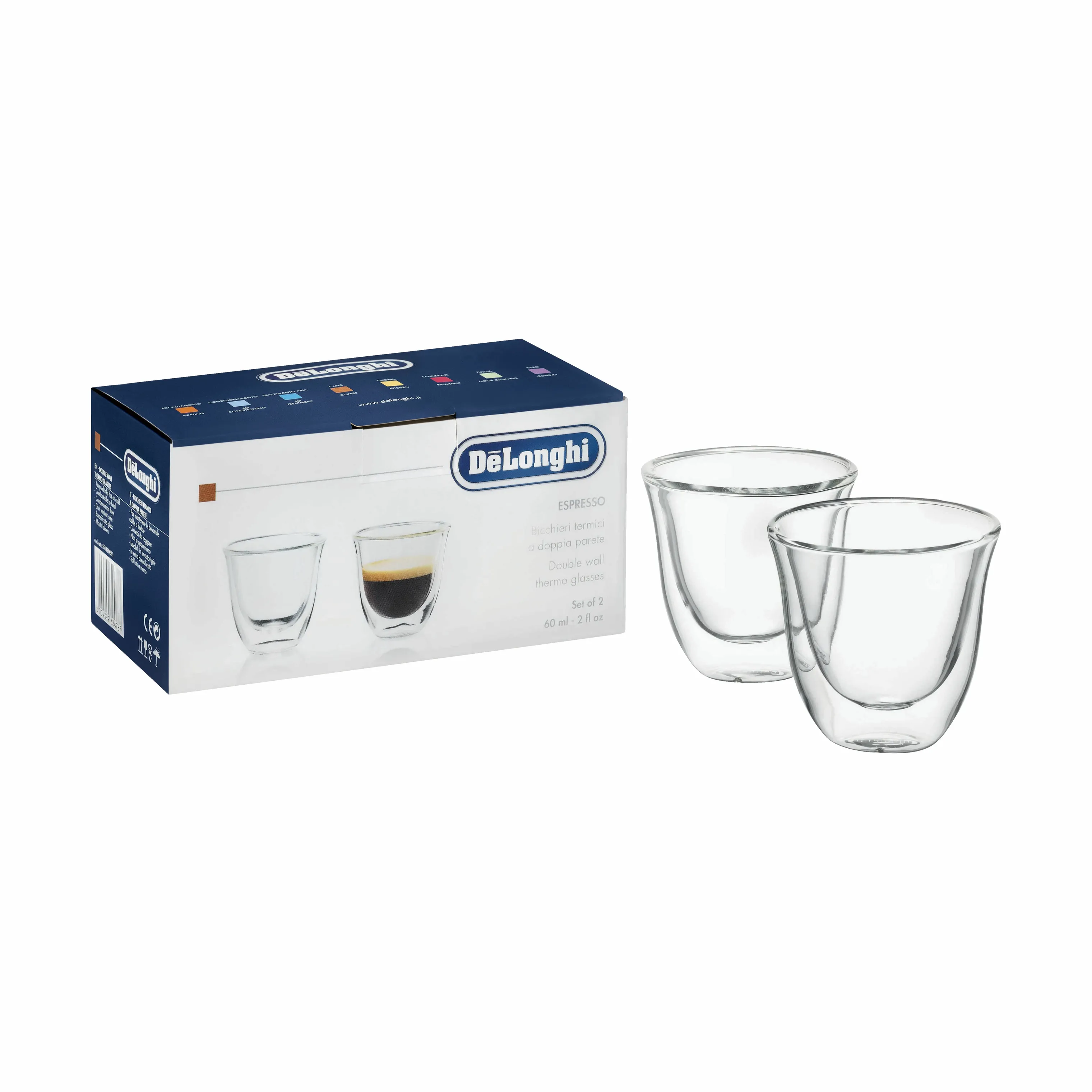DeLonghi Espressoglas - 2 stk.
