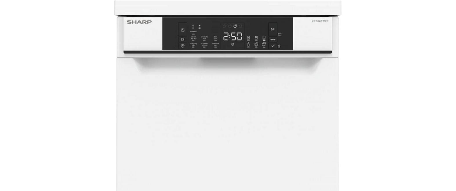 Geschirrspüler QW-HS12F47EW-CH<br>Freistehende Spülmaschine für bis zu 10 Massgedecke