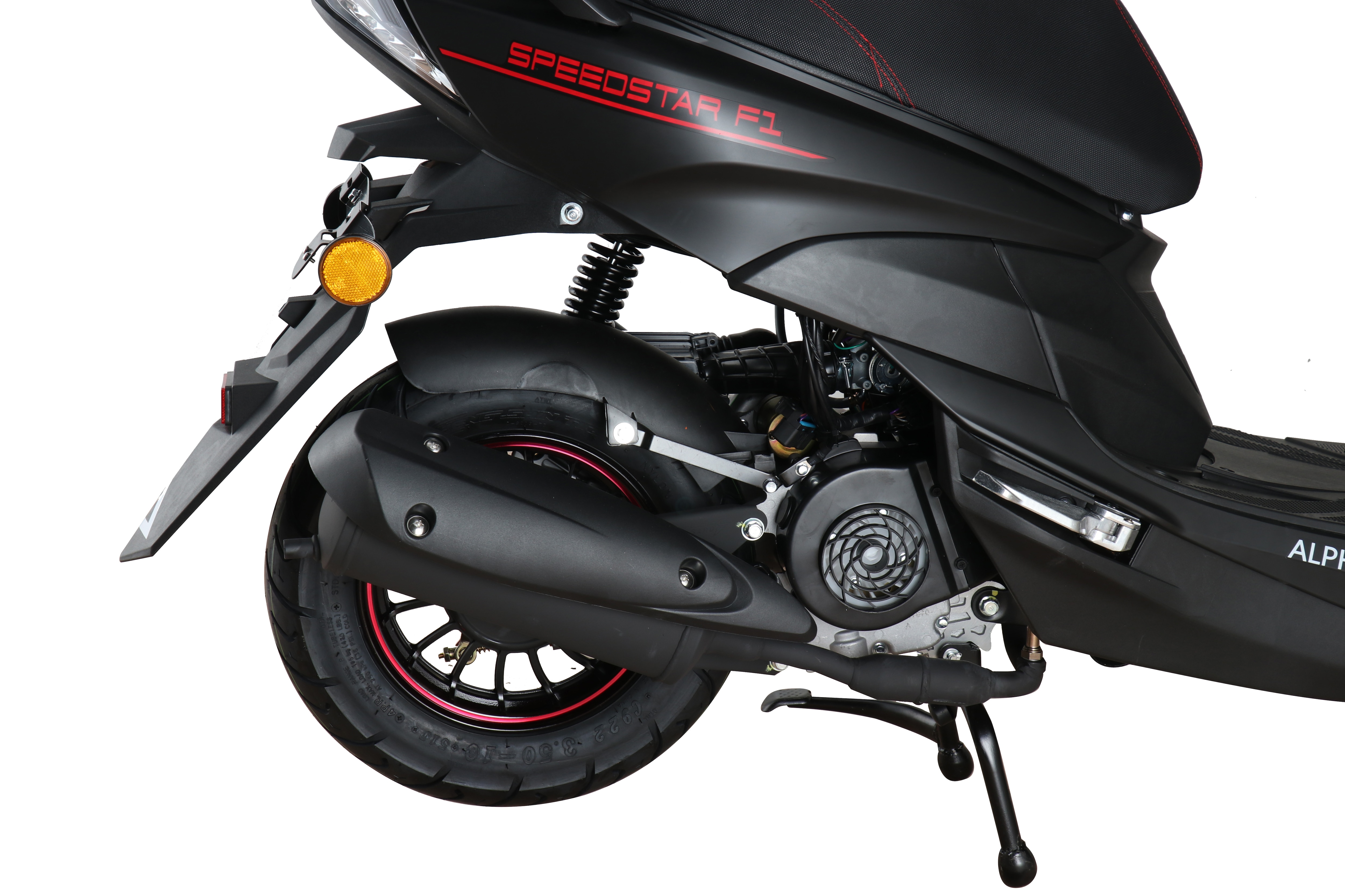 Alpha Motors Motorroller Speedstar 50 ccm 45 kmh EURO 5 mattschwarz