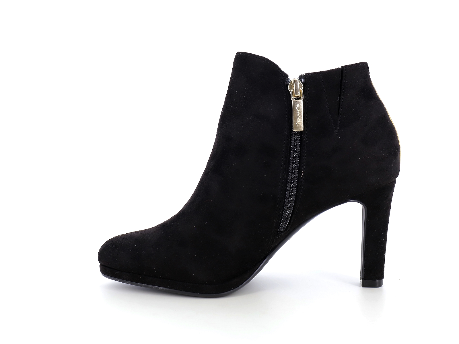 Tamaris-25321 velours Noir Or