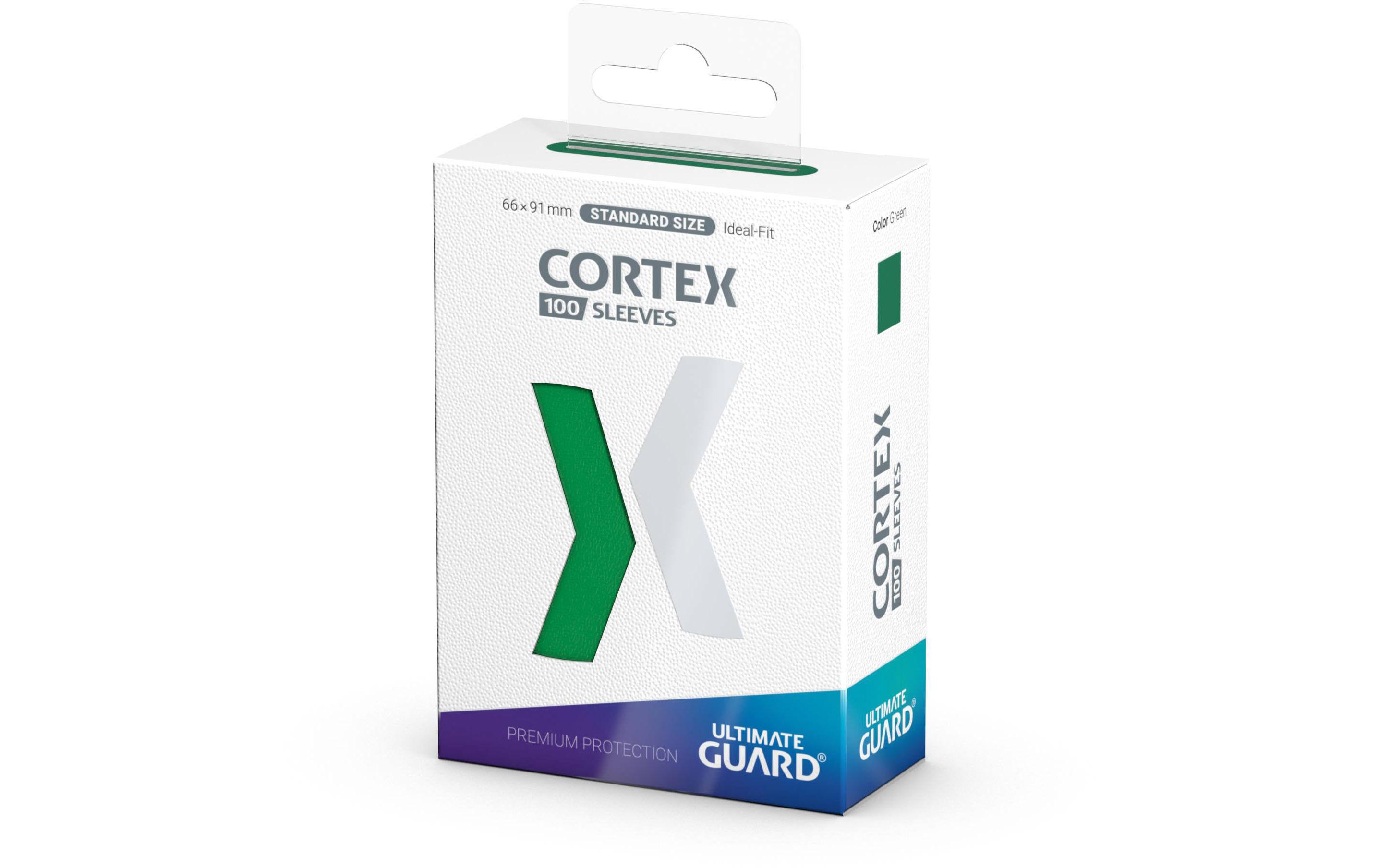 Kartenhülle Cortex Sleeves Standardgrösse Grün 100Ideal-Fit Sleeves 66 x 91 mm