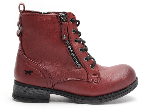 Mustang boots bottine enfant 5026623 rouge