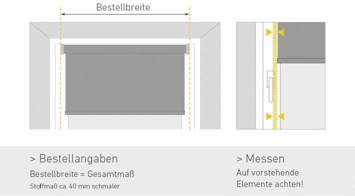 Good Life Elektrisches Rollo »Vau - SMART HOME« Lichtschutz ohne Bohren mit Fernbedienung
