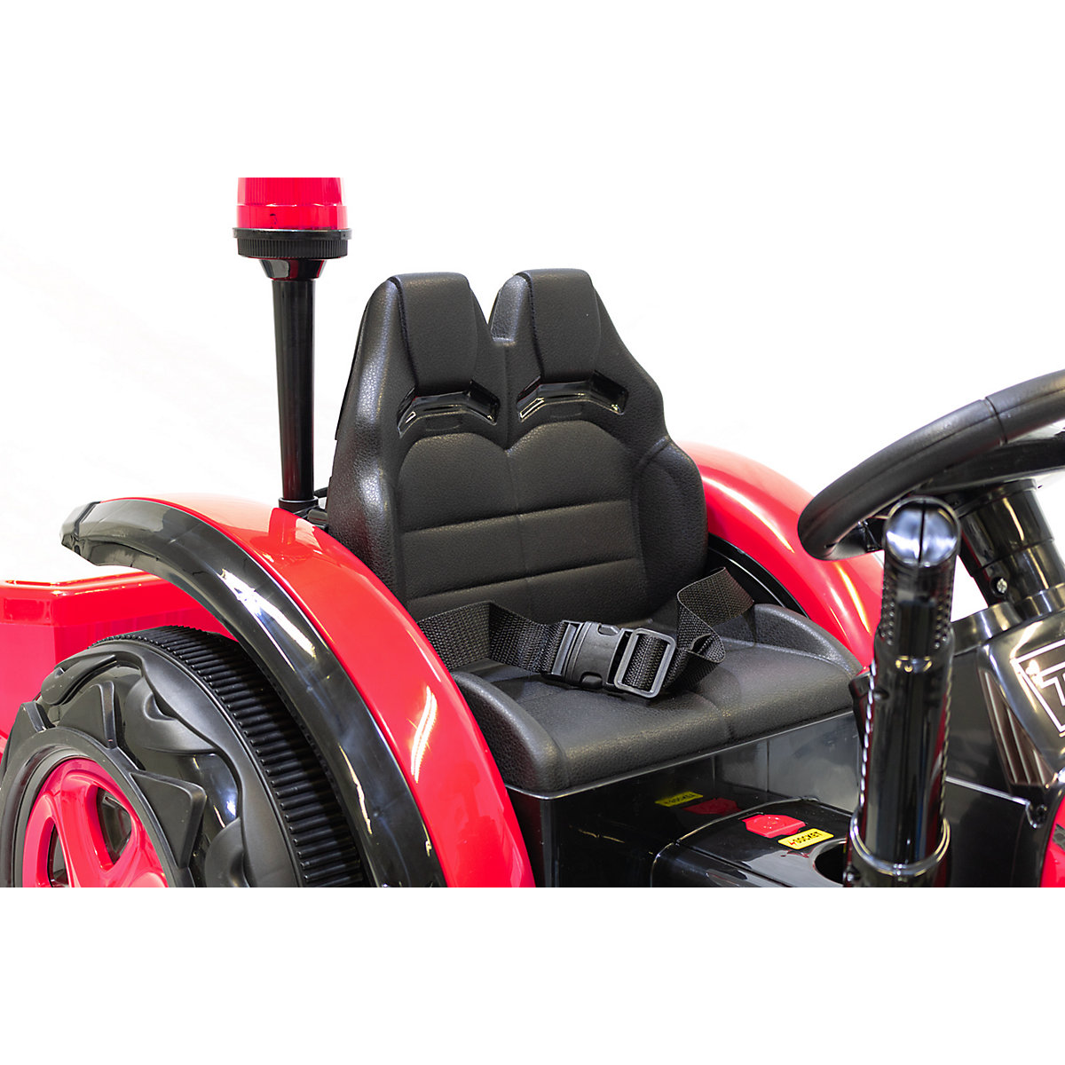 Kidcars Kinder Elektro Traktor 2X30W 12V 7Ah 2.4G RC inkl Anh&auml;nger gr&uuml;n