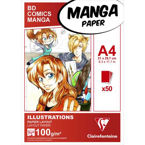 Clairefontaine Layoutblock für Manga und Comics