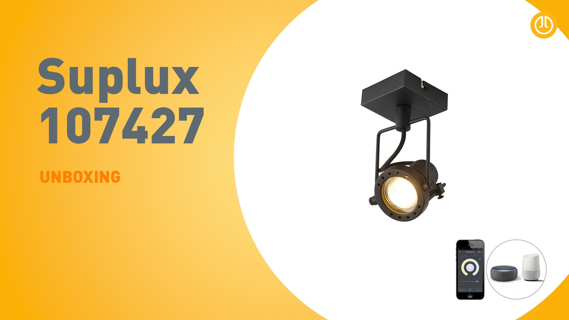 Smart spot zwart incl. Wifi GU10 - Suplux