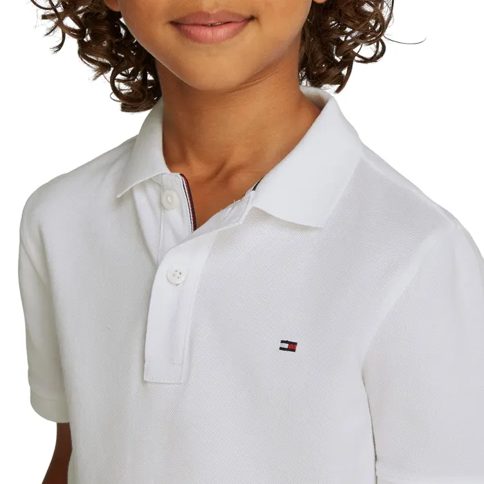 Tommy Hilfiger Contrast Flag Polo Junior