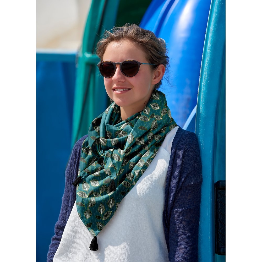 Foulard Pompon Végétalis