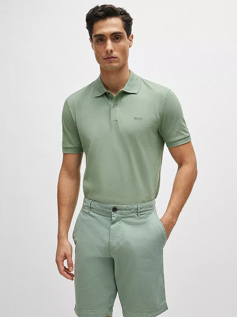 BOSS Poloshirt Regular Fit PALLAS hellgrün