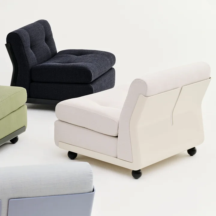 HAY - Amanta 1 Sitzer Sofa, cream beige / hellgrau (HAY Story 102)