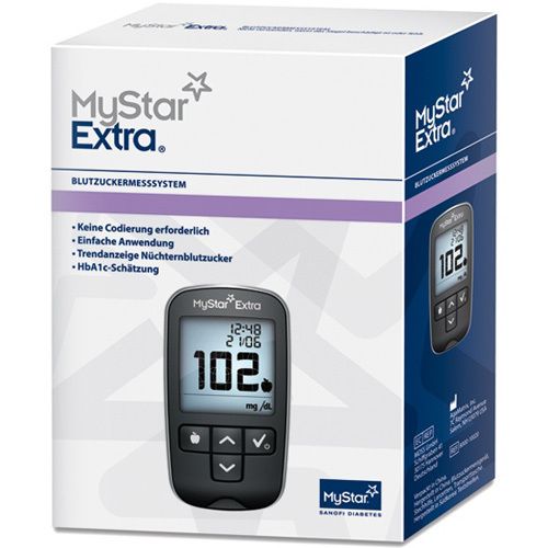 MyStar Extra® Blutzuckermessgerät Set mg/dl