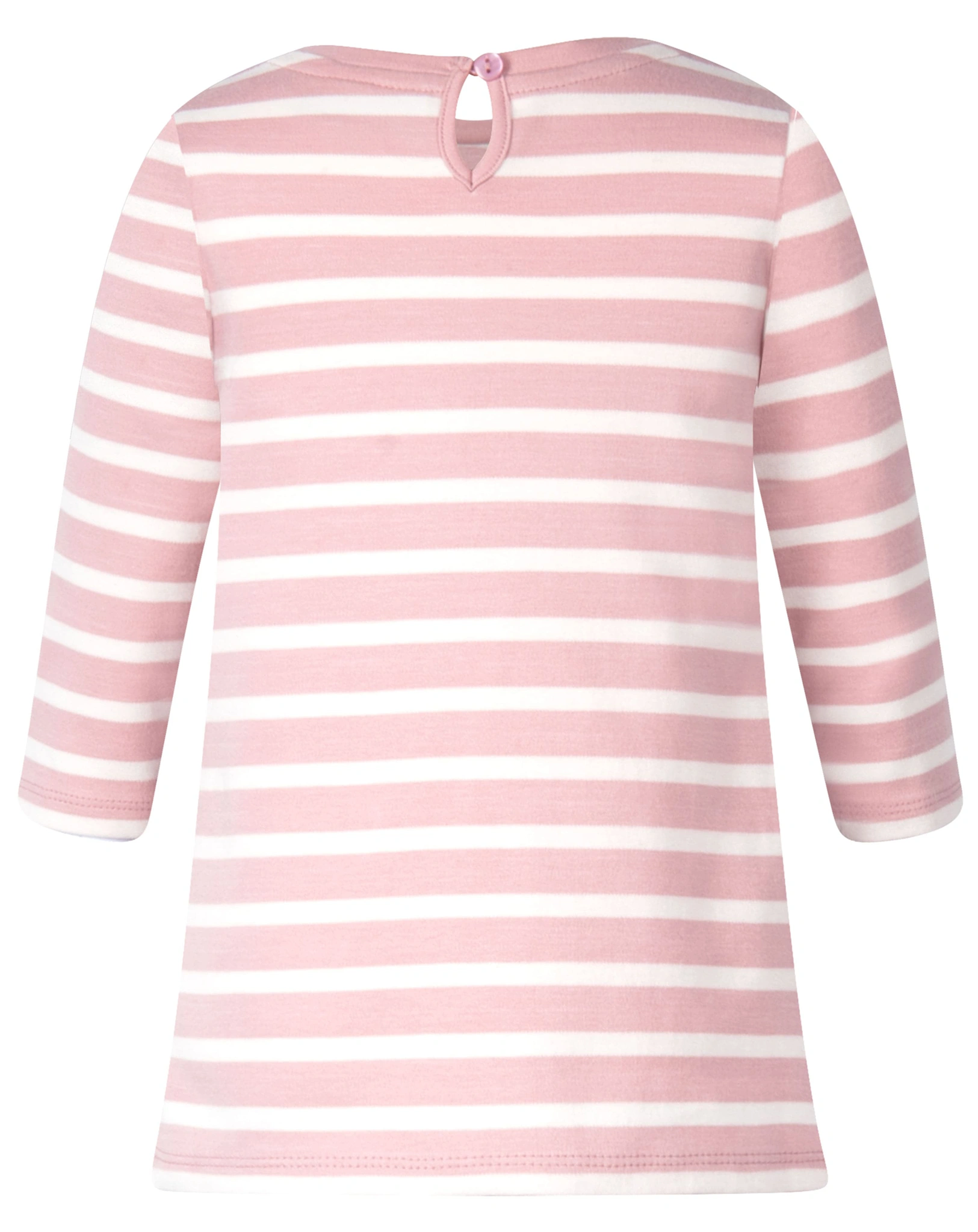Langarmkleid REHKITZ gestreift in dusty rose