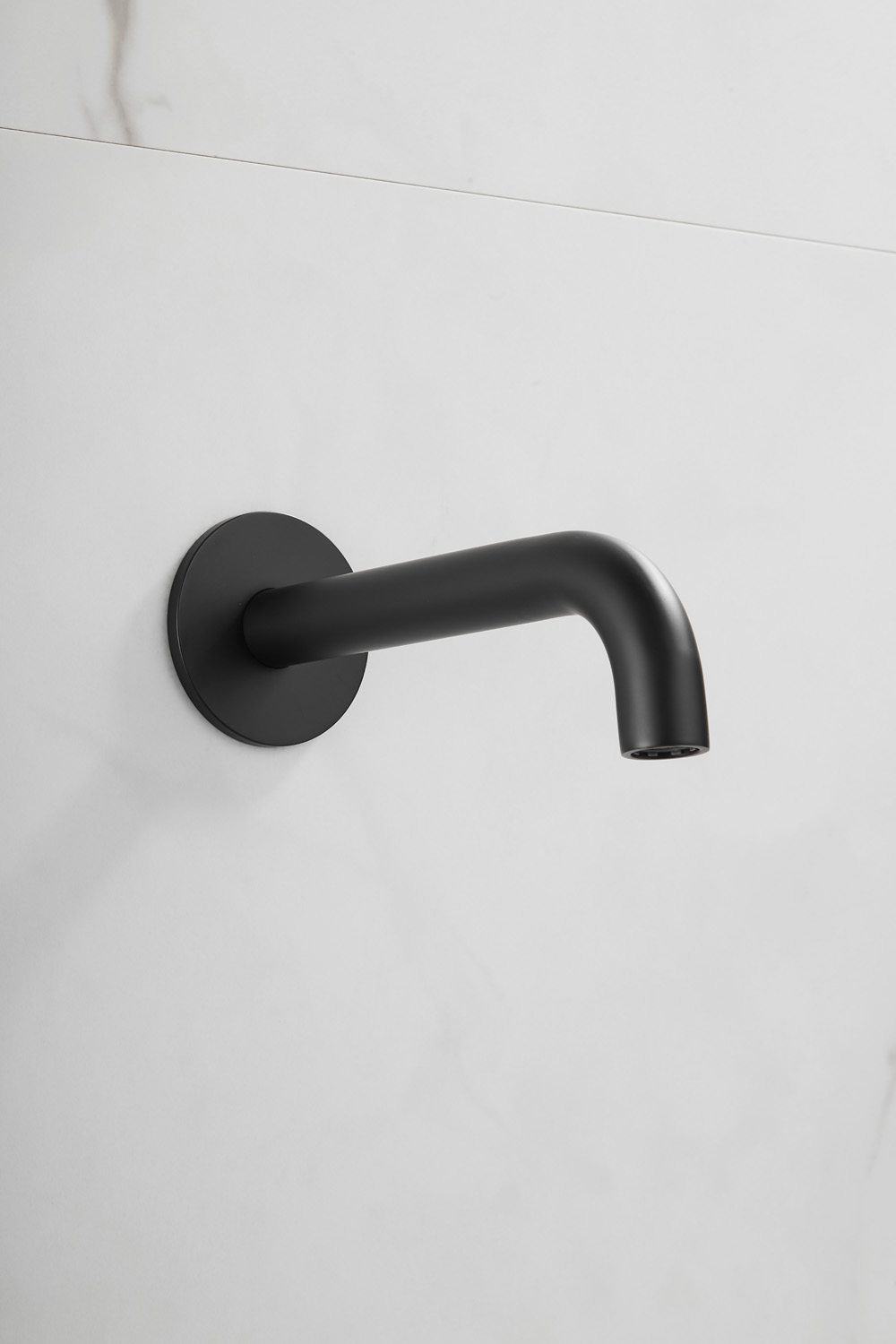 Saniclear Plus baduitloop 20cm zwart mat