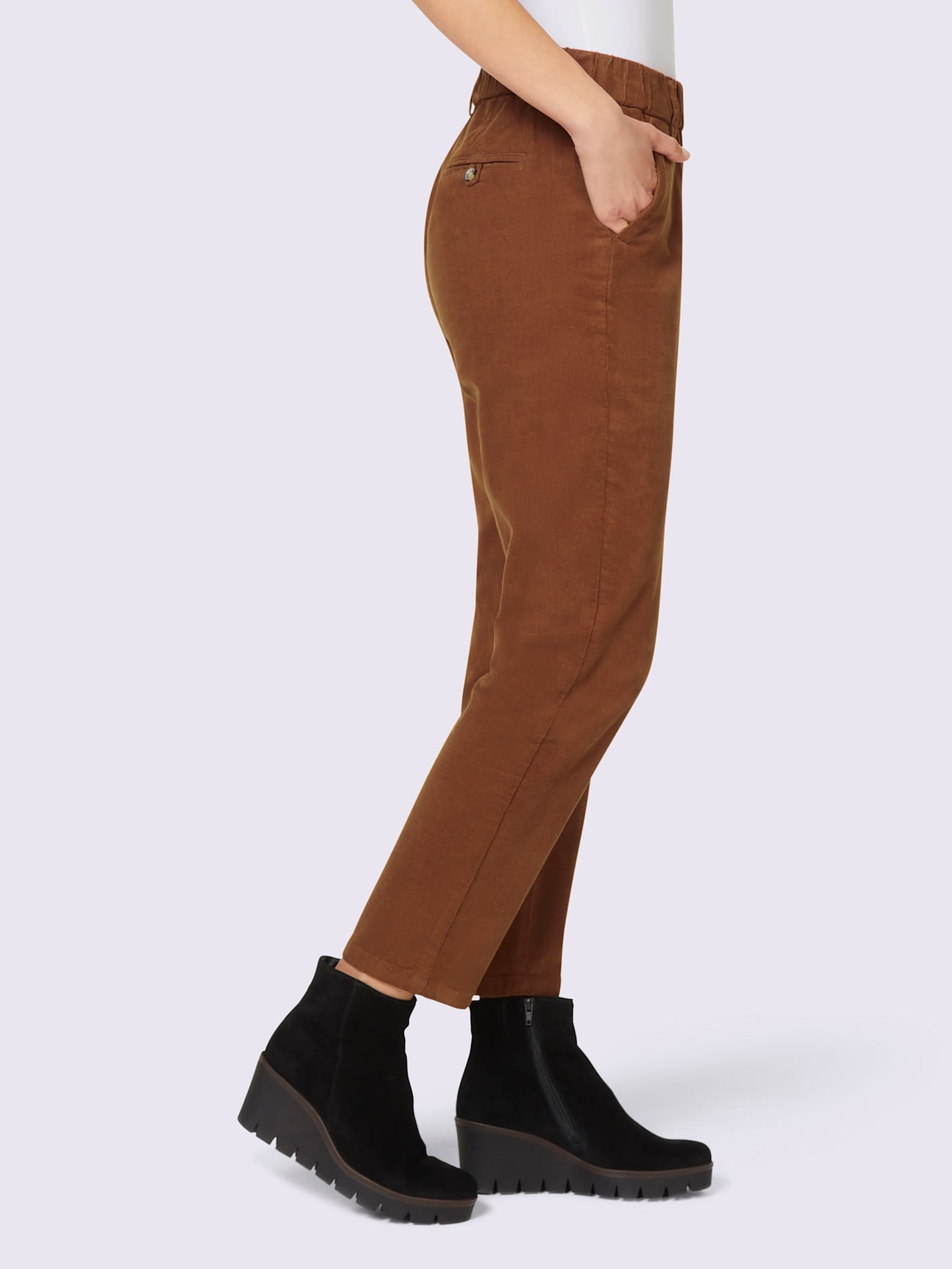 Pantalon en velours côtelé qualité micro-mousse douce