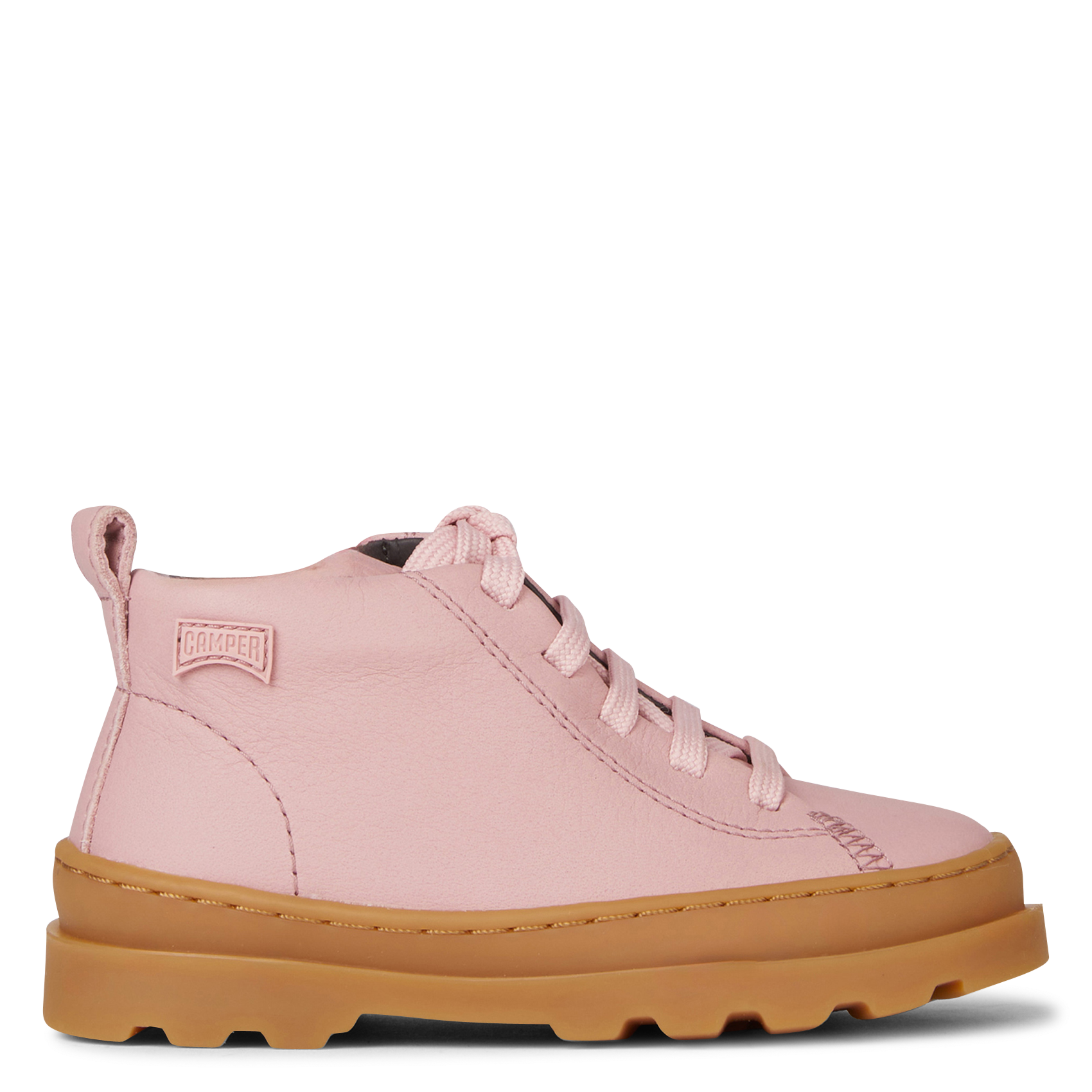 BRUTUS - Bottines à lacets en cuir | Rose