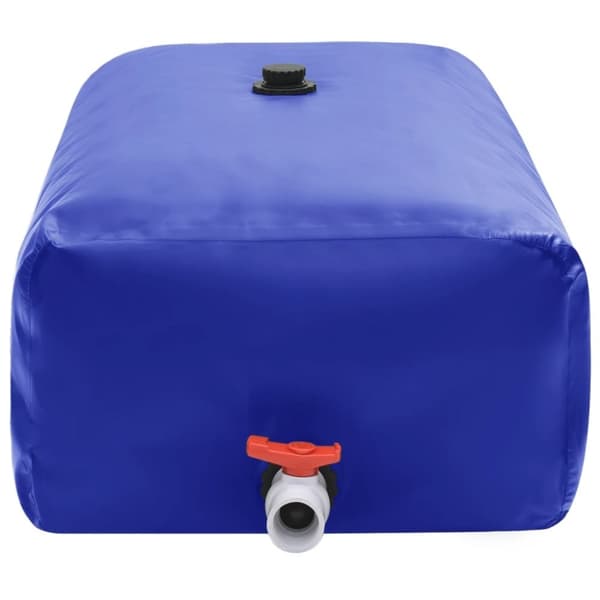 vidaXL Vanntank med kran sammenleggbar 1500 L PVC