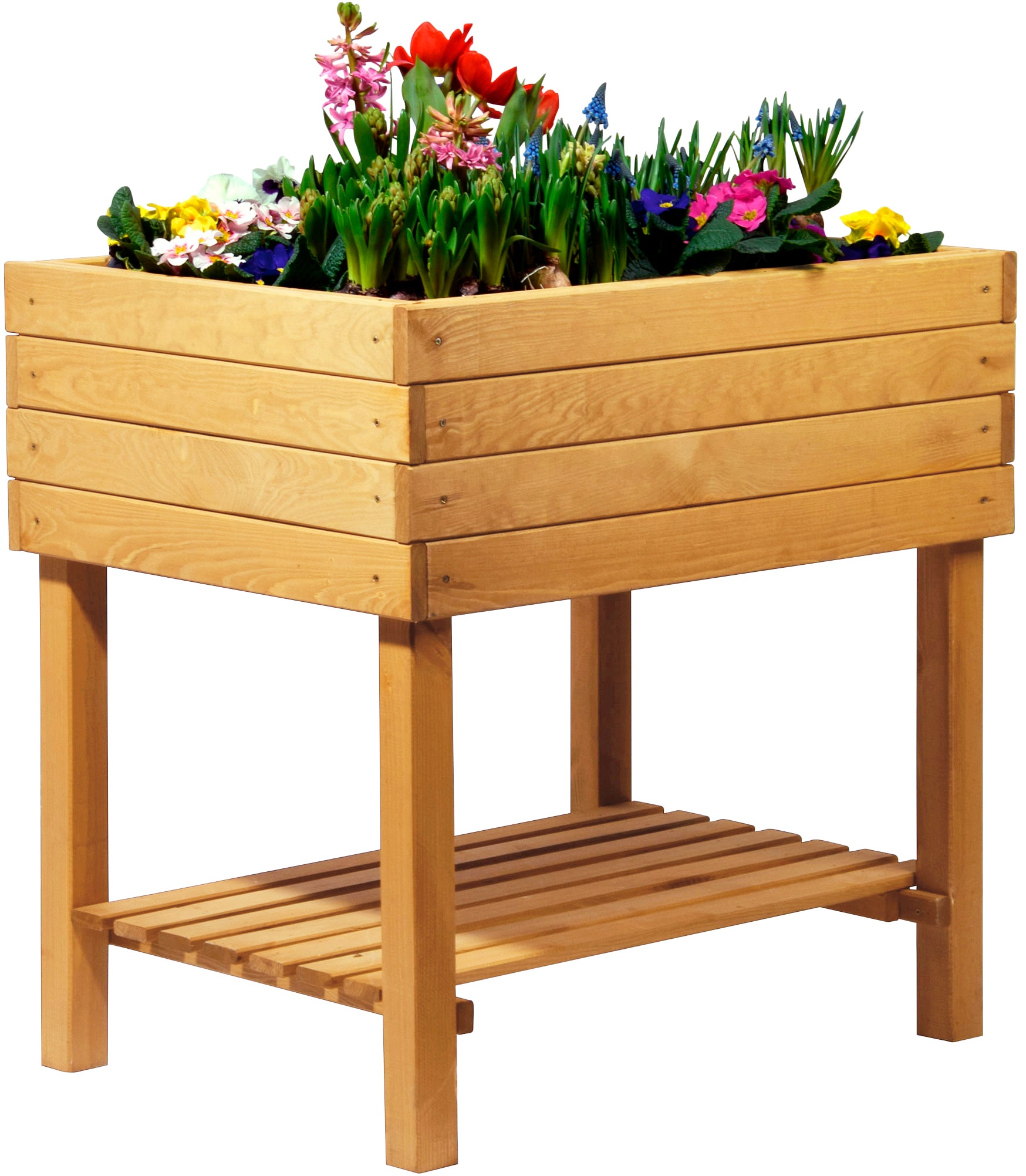 dobar Hochbeet BxTxH: 80x60x80 cm, mit Ablagefläche