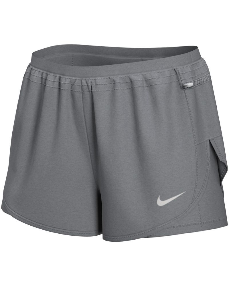 Short de running Nike Tempo Luxe Gris pour femme