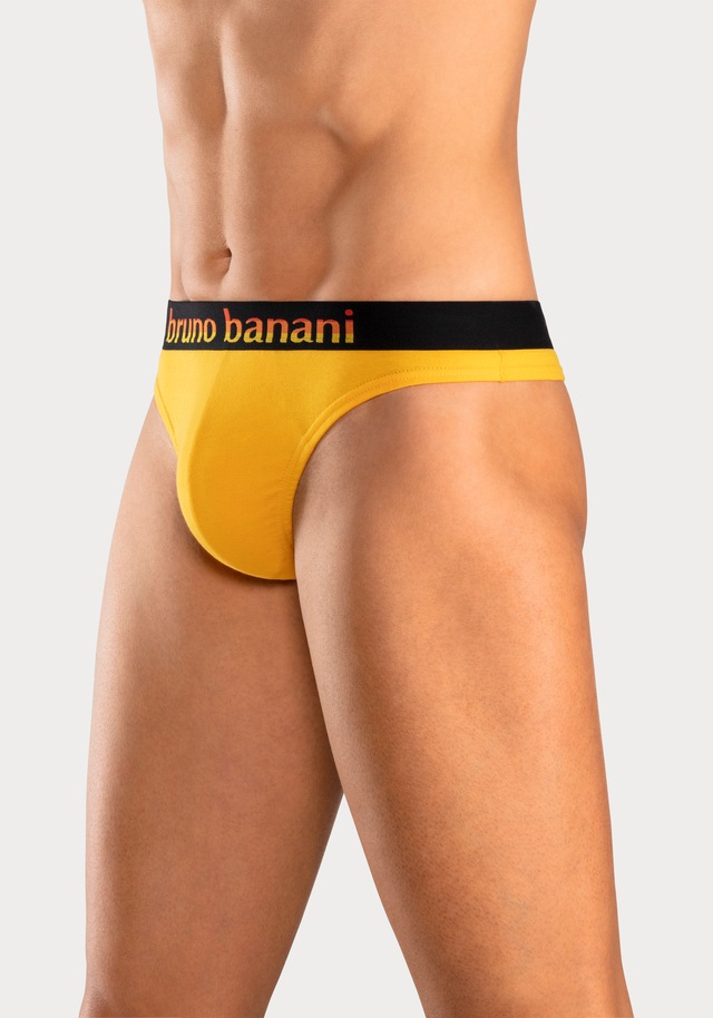 Bruno Banani String, 5 Stk. mit Streifen Logo Webbund