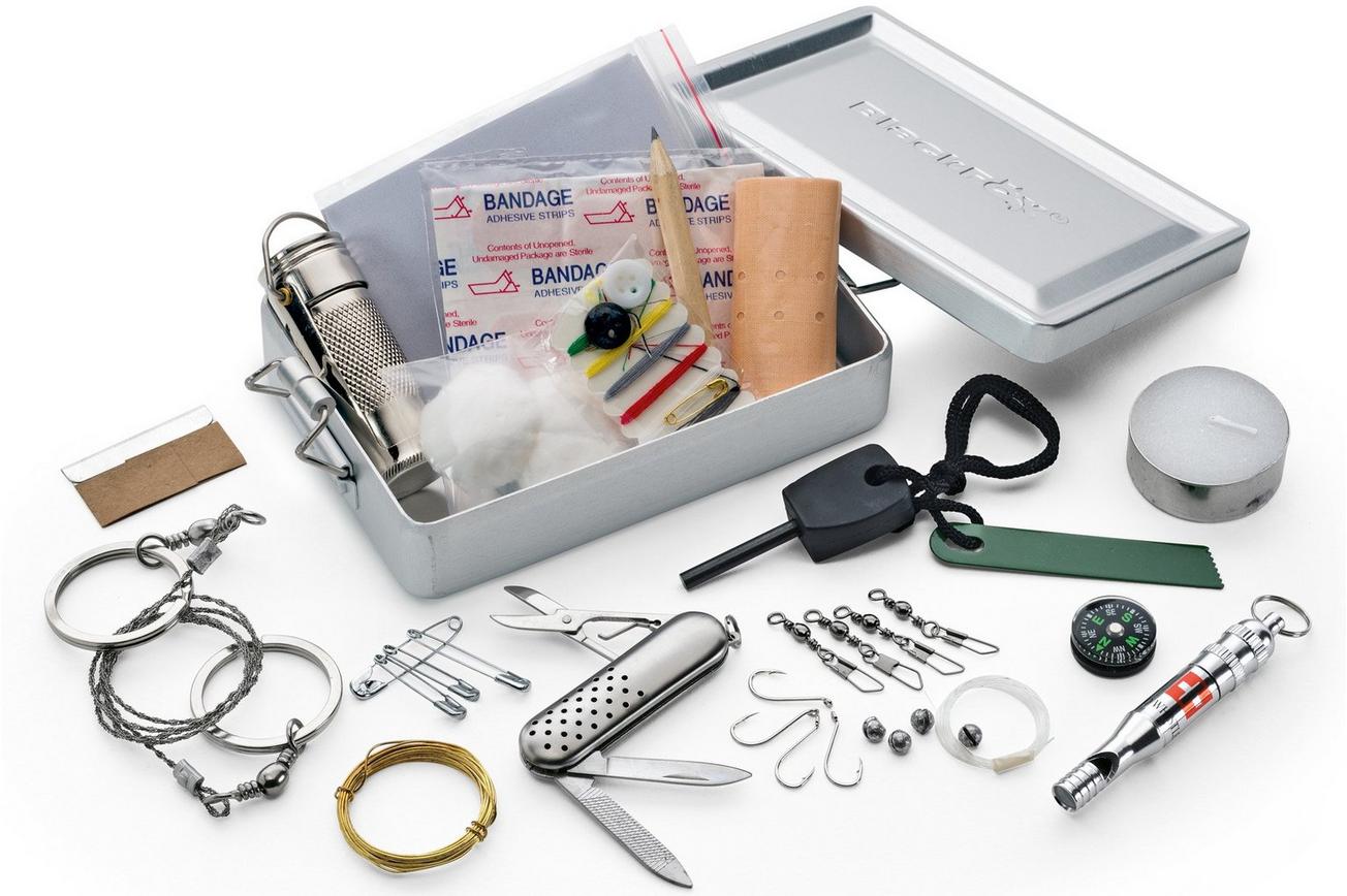 Fox Knives Parus FX-9CM06 survivalmes met survivalkit