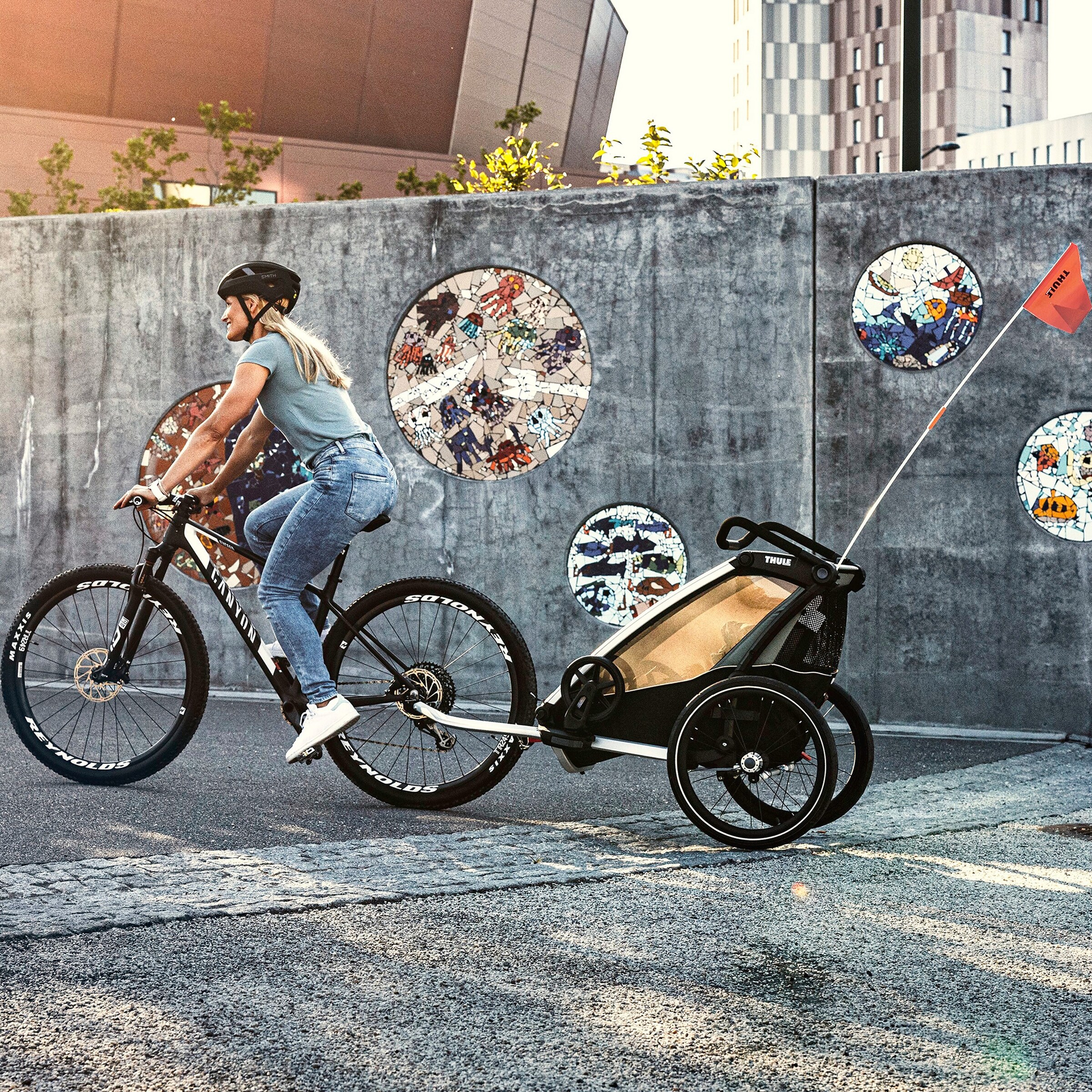 Thule Chariot Lite1 Fahrradanhänger agave