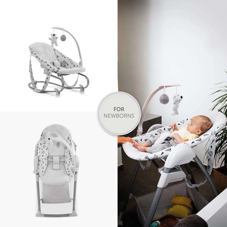 hauck Hochstuhl Sit'n Relax 3 in 1 Nordic Grey