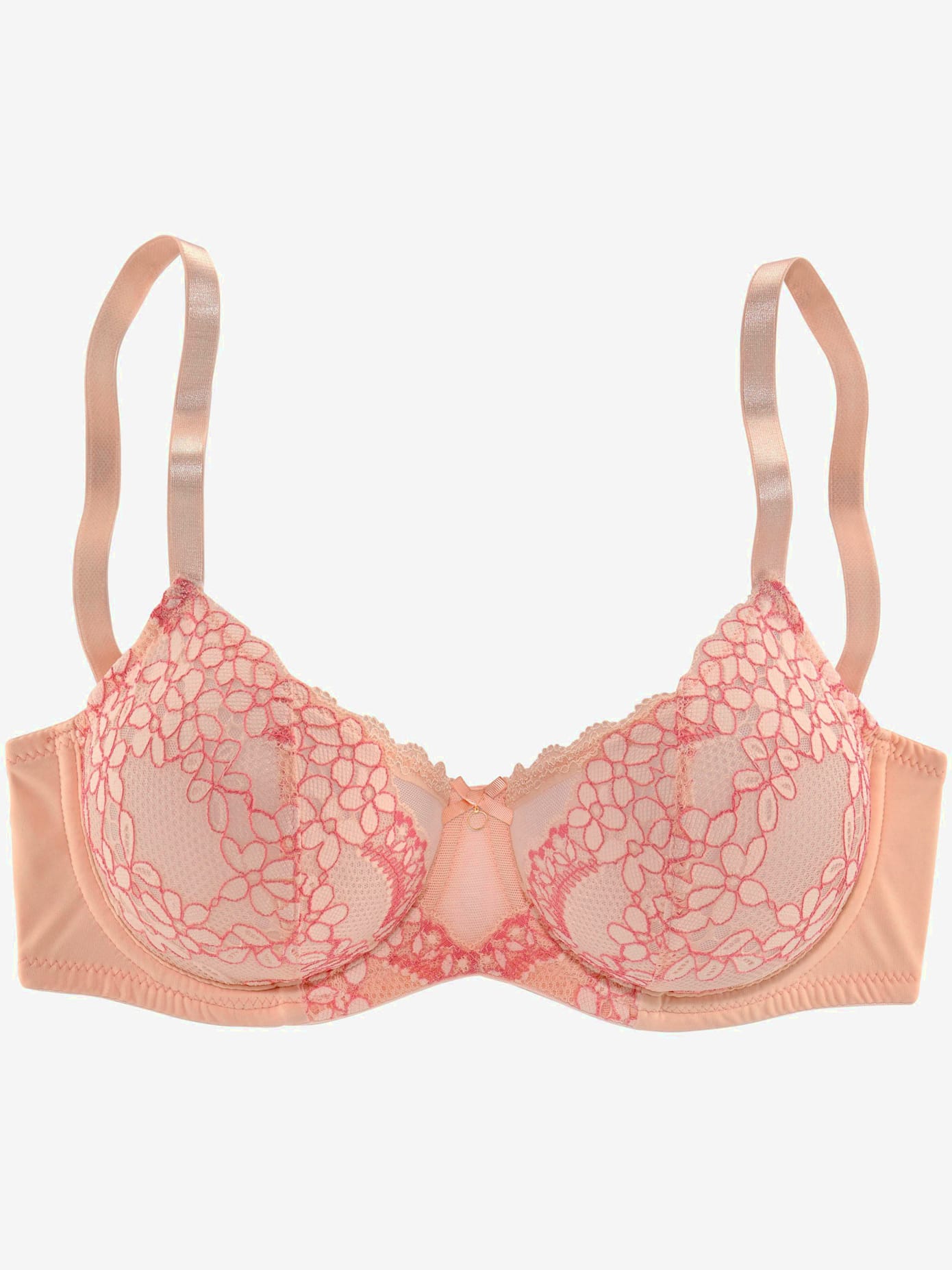 Soutien-gorge à armatures en dentelle jacquard agréable