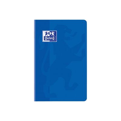 Oxford - Carnet 11 x 17 cm - 96 pages - petits carreaux (5x5 mm) - disponible dans différentes couleurs