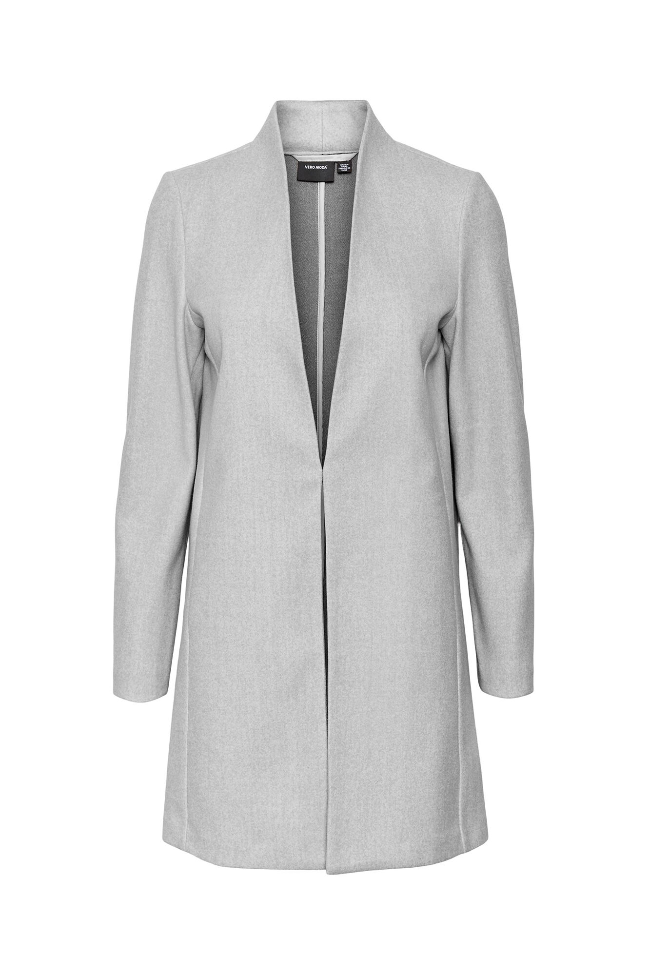 Casaco estilo blazer 3/4 - Cinza