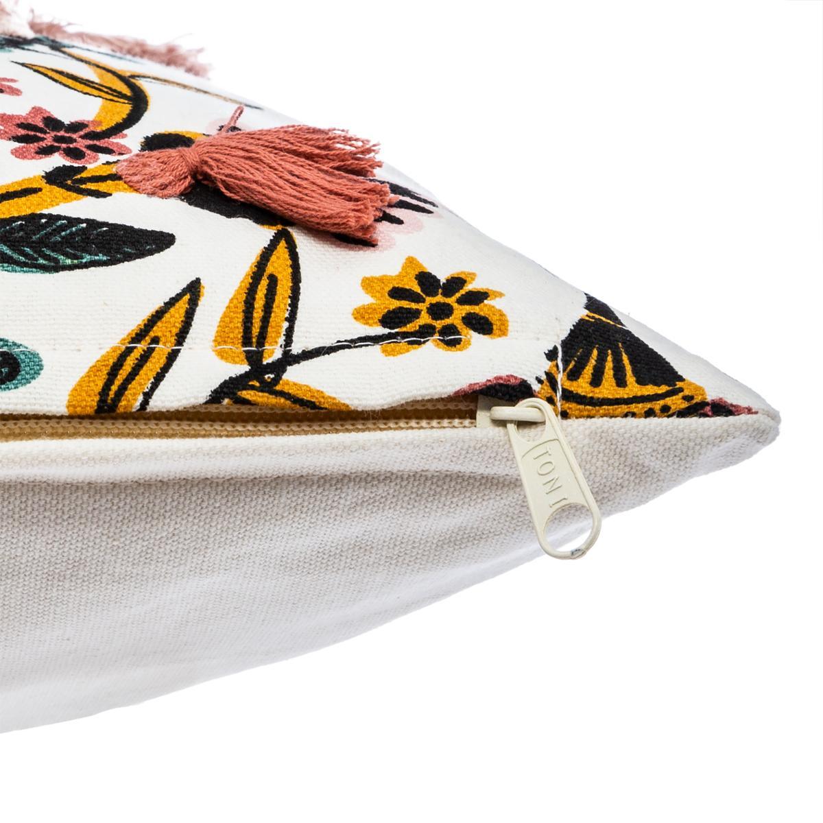 HOUSSE COUSSIN GYPSY POMPON 40X40CM