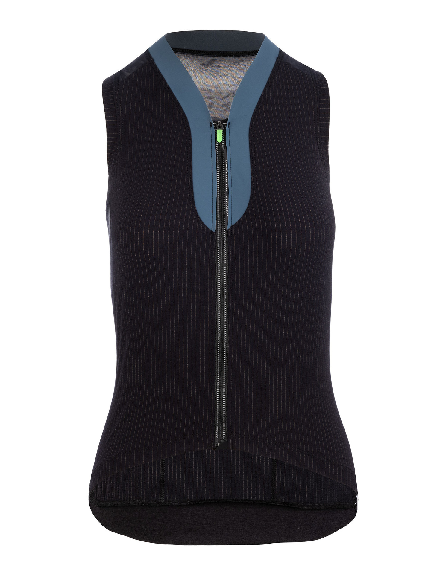 Q36.5 L1 Pinstripe X Fietsshirt Zonder Mouwen Zwart Dames