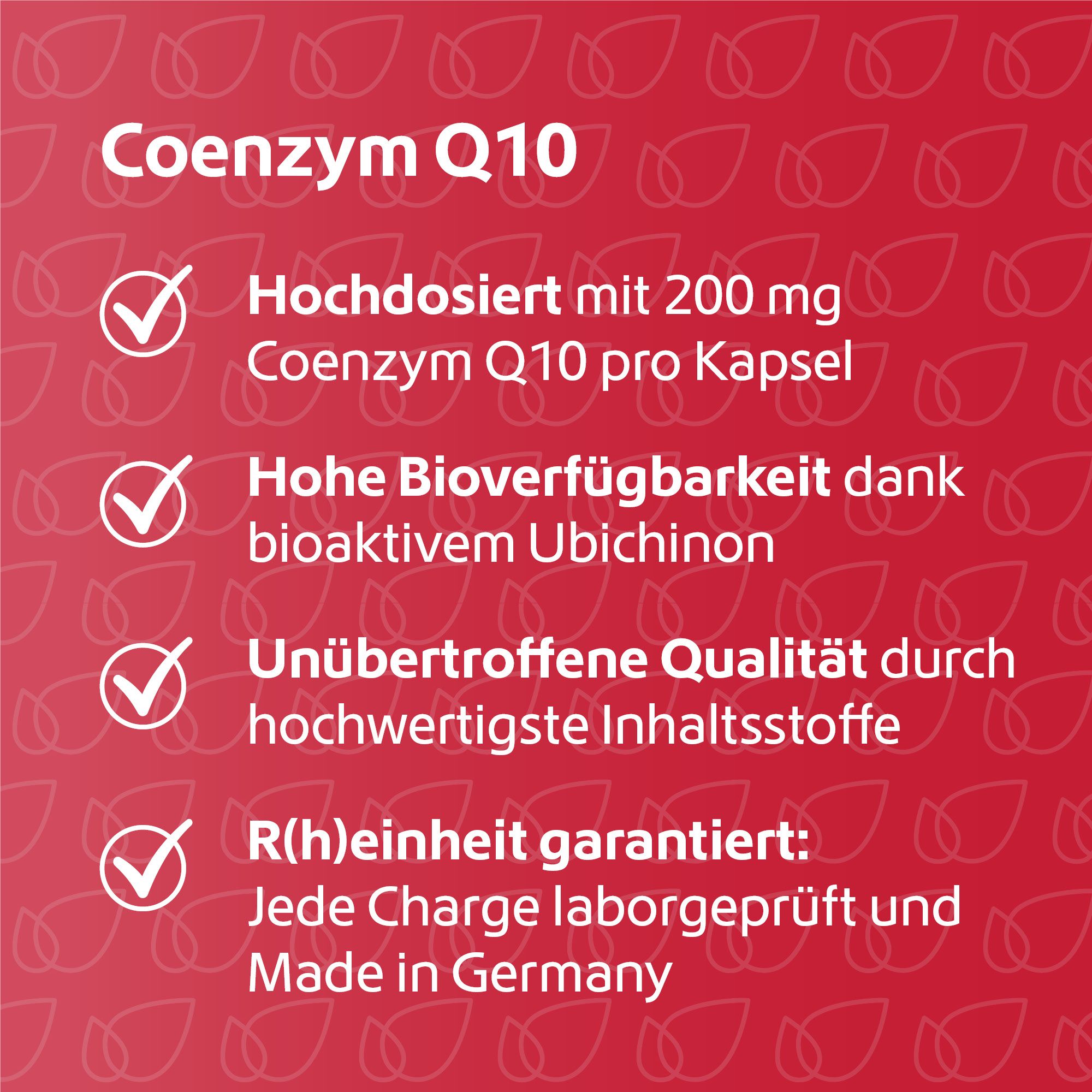 R(h)ein Nutrition Coenzym Q10 200 mg vegan