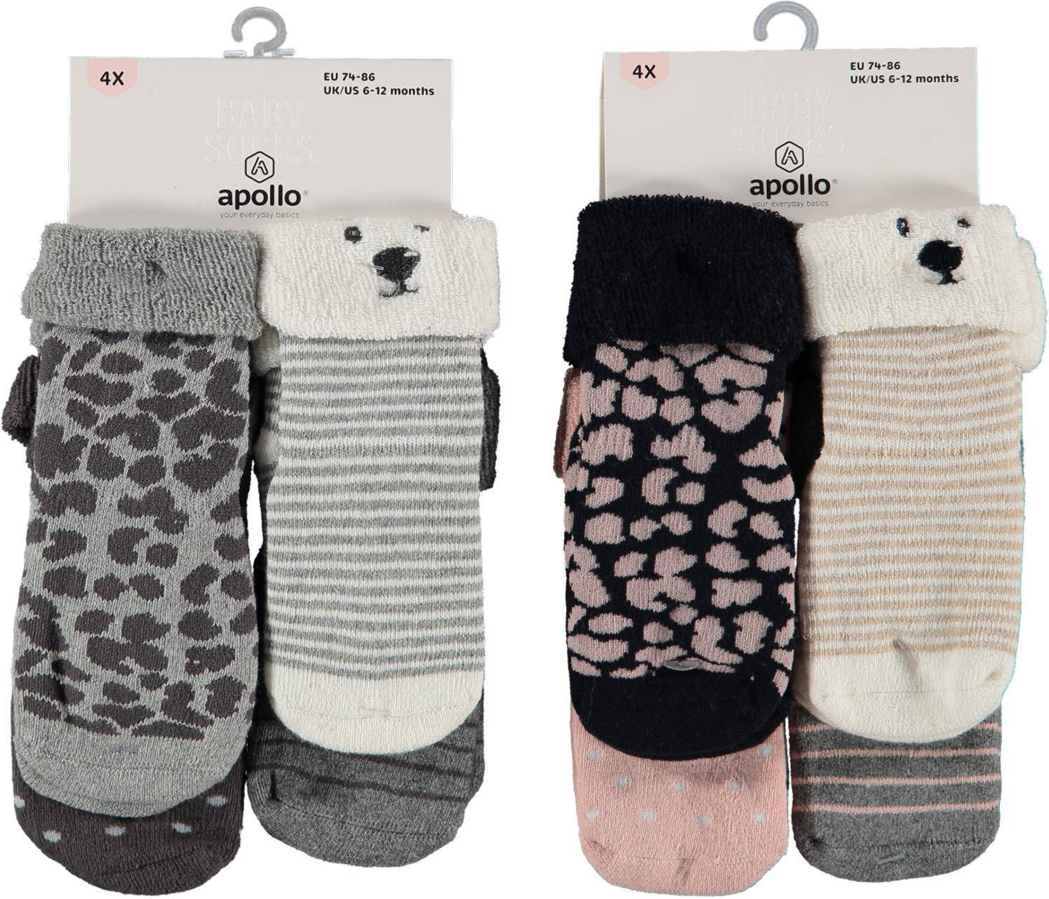 Apollo sokken - set van 4 multi