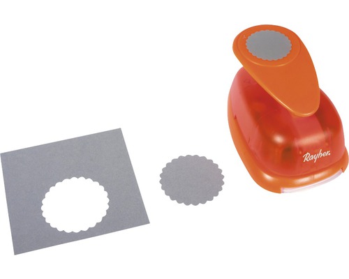 Motiefpons: Rond met sierrand, 5,0 cm ø