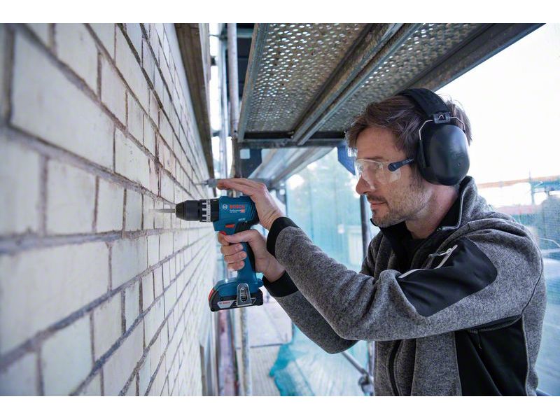 Bosch Professional Akku-Schlagbohrschrauber GSB 18 V-45 Pro Kompakter Akku‑Schlagbohrschrauber