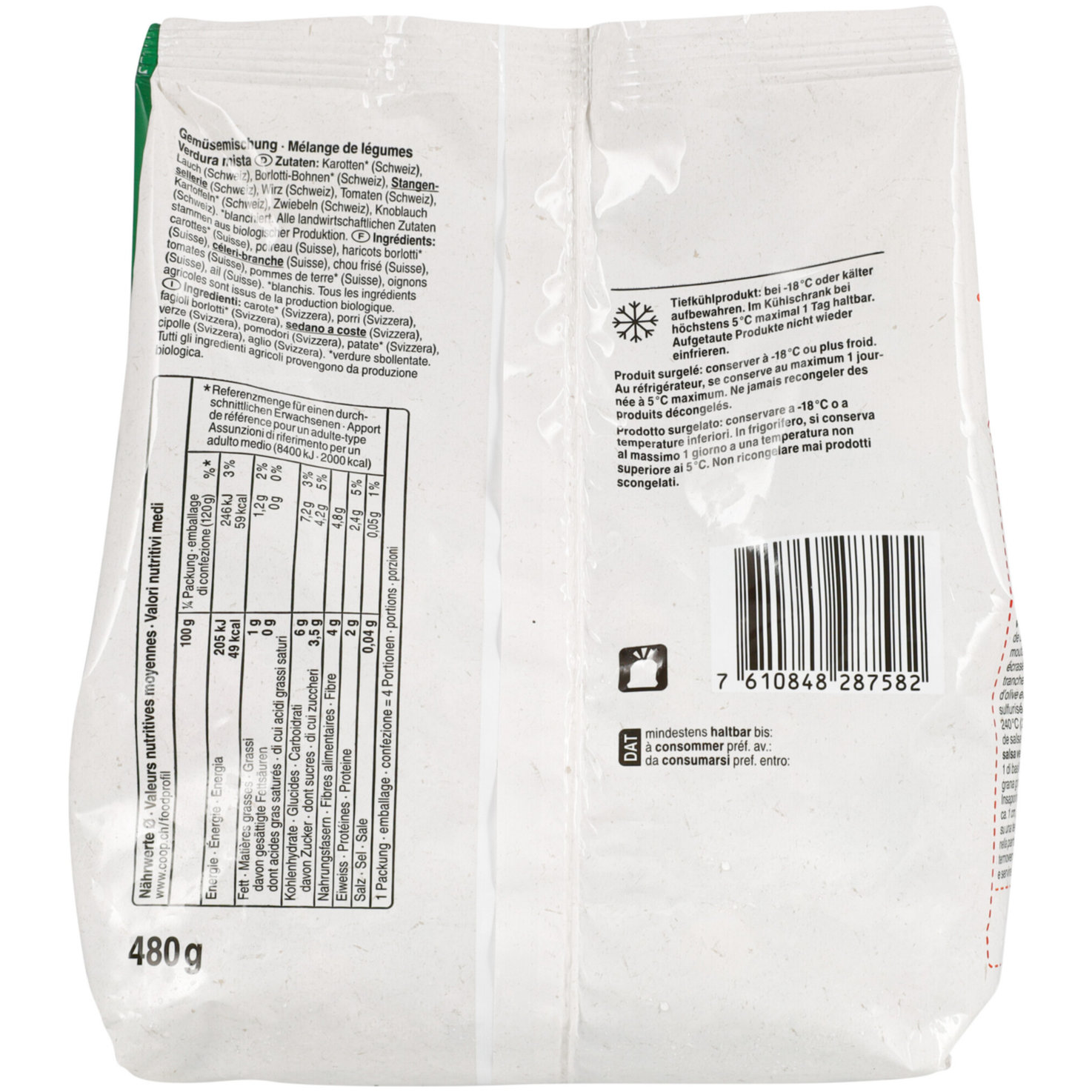 Naturaplan Bio Gemüsemischung Minestrone