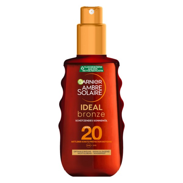 Ambre Solaire Schützendes Sonnenöl<br>150 ml, Flasche, Öl, LSF 20