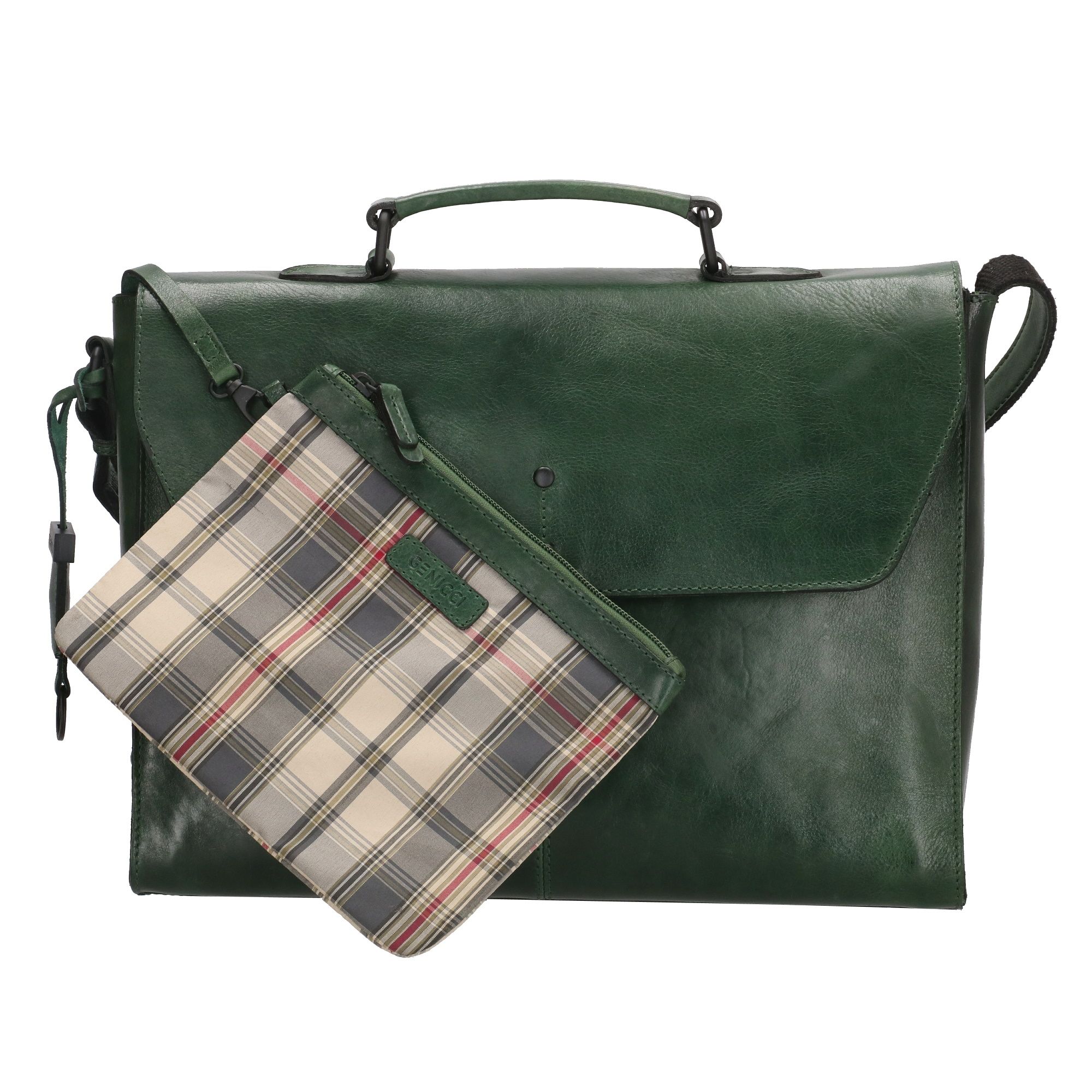 Genicci Prantik Stavanger Messenger Bag 13,3 inch Groen