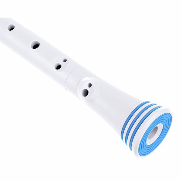 Nuvo Soprano Recorder white-blue