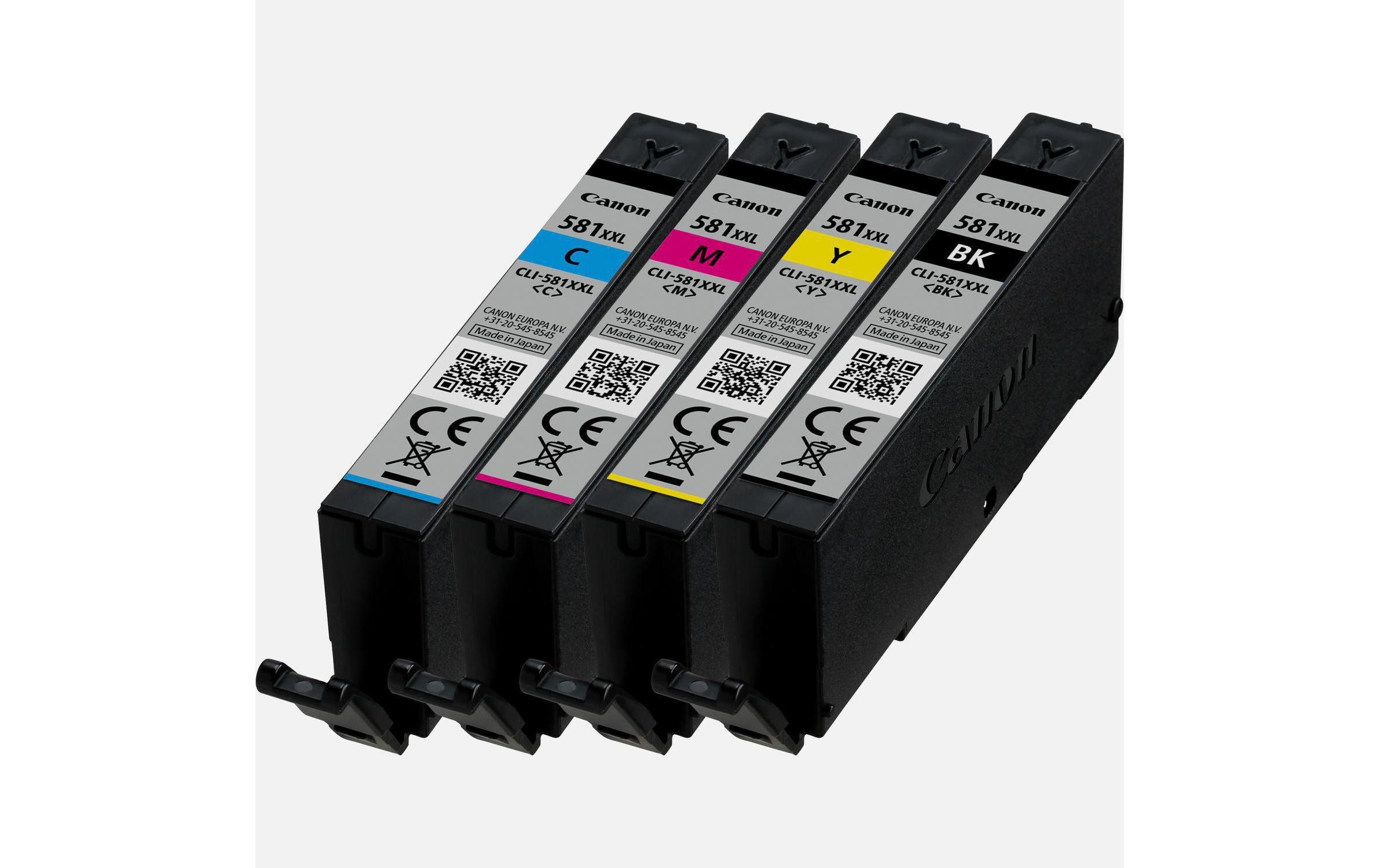 Tintenset CLI-581XXLTinte, Black, Cyan, Magenta, Yellow