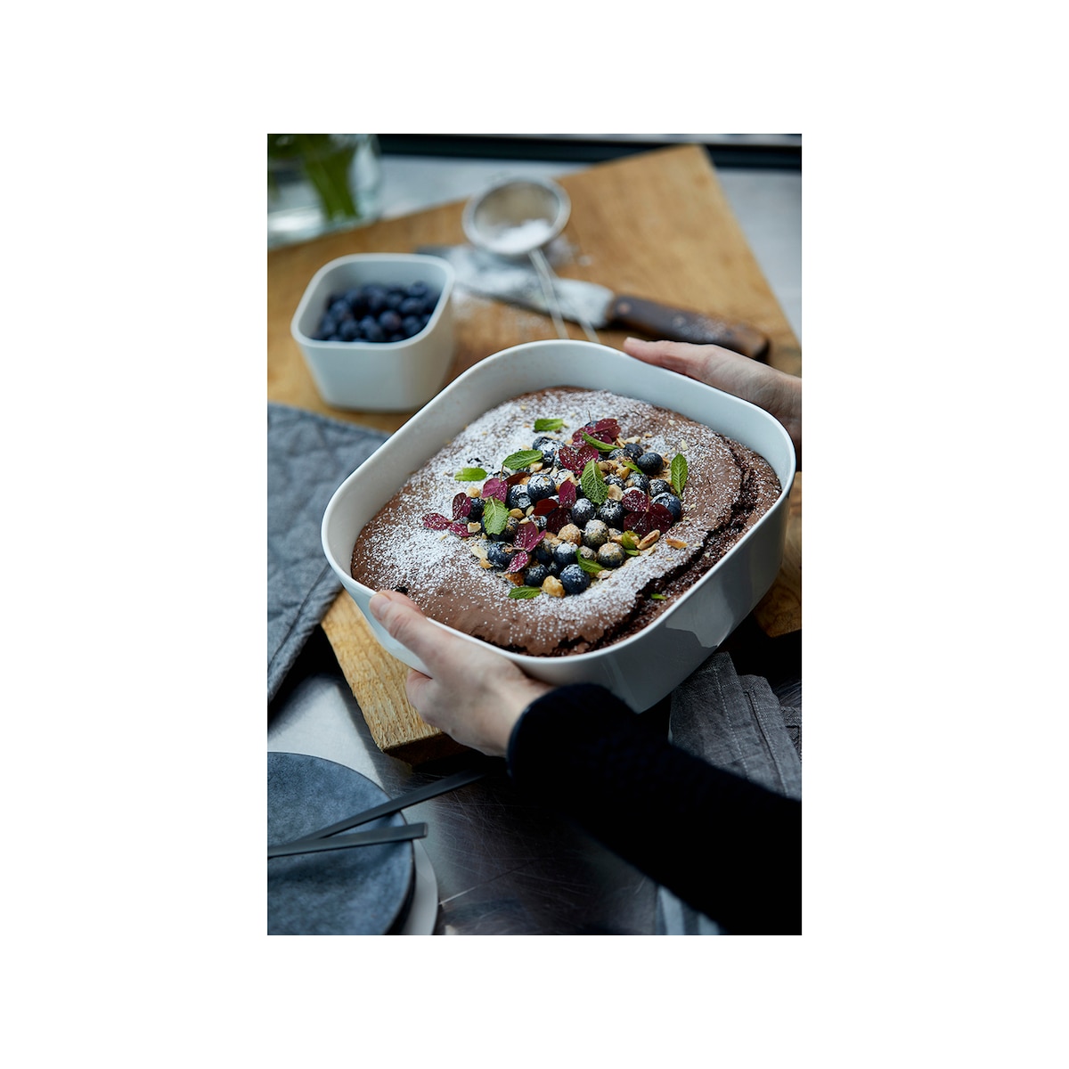 Rosti Modula Dish 24 x 24 x 7 cm White